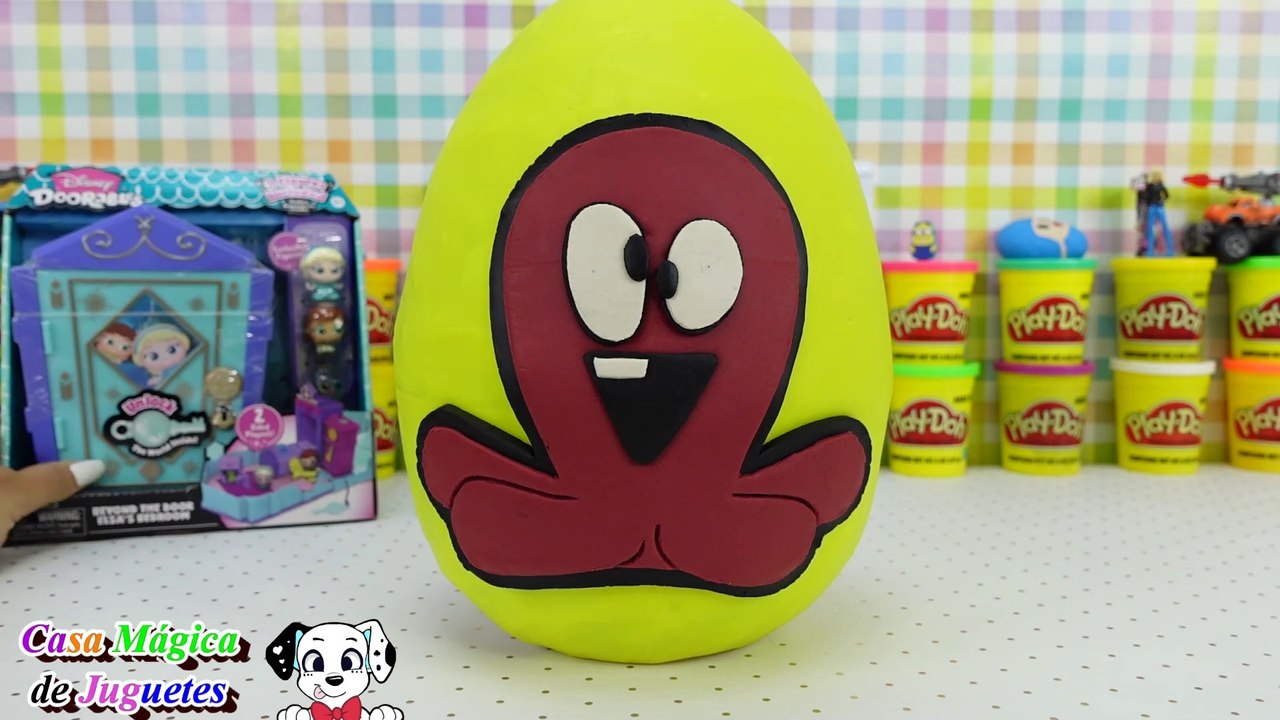 Huevo Gigante Sorpresa de PULPO de Plastilina Play-doh