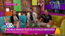 Michelle Renaud estrena romance con Osvaldo Benavides