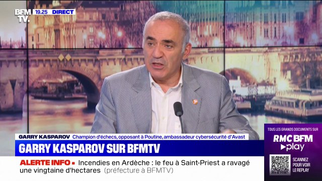 Cyberattaques: pour Garry Kasparov, personne ne peut se sentir en sécurité aujourd'hui