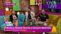 Michelle Renaud estrena romance con Osvaldo Benavides