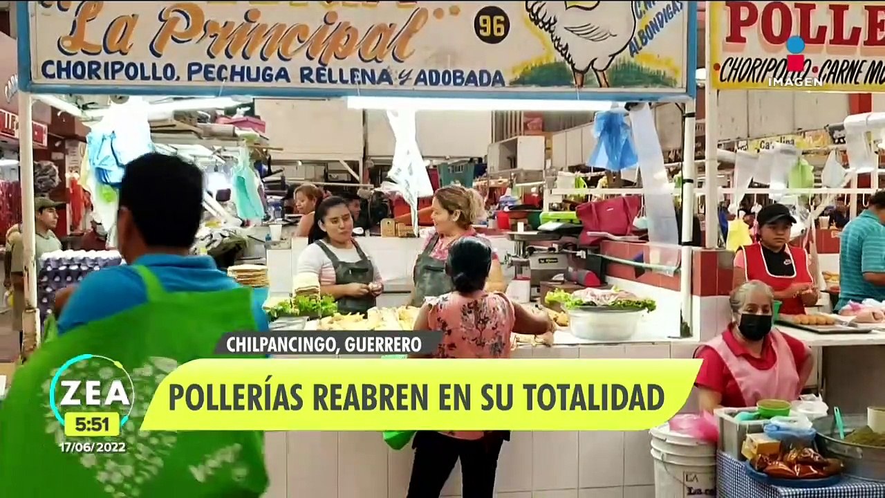 Pollerías de Chilpancingo reabren en su totalidad