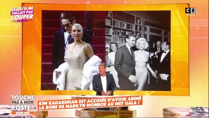 Kim Kardashian saccage la robe de Marilyn Monroe !