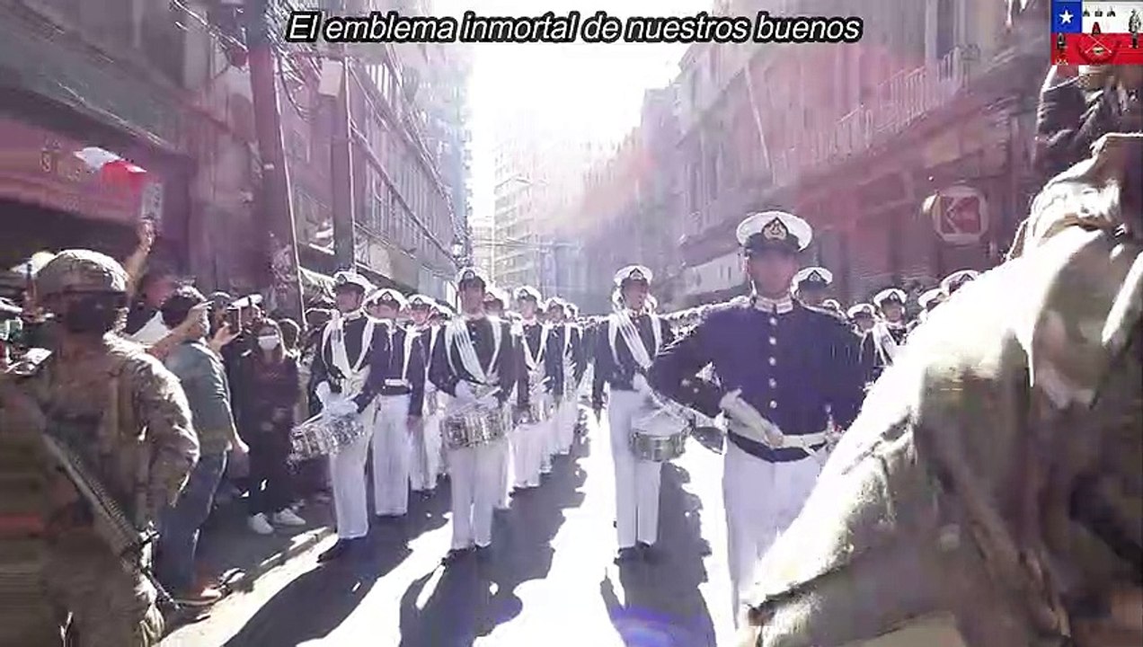 Escuela Naval Arturo Prat, Glorias Navales 2022, Himno Gloria y Victoria