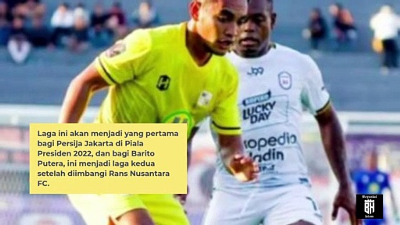 Piala Presiden Persija Jakarta vs Barito Putera