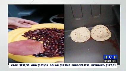 Reos hondureños denuncian estar recibiendo comida “engusanada”