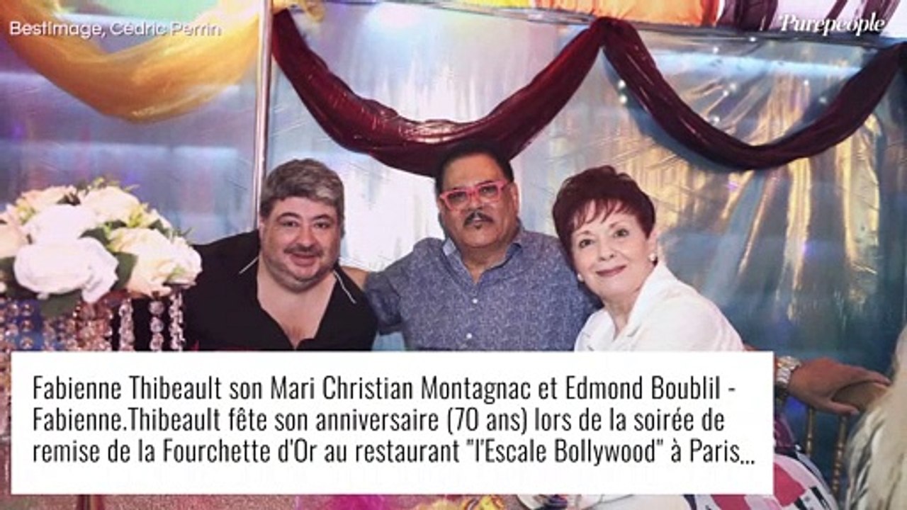 Fabienne Thibeault : Soirée VIP pour ses 70 ans, avec Thierry Samitier et sa compagne