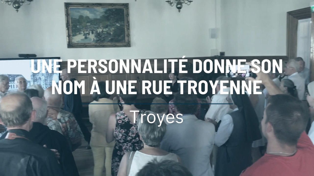 Une personnalité donne son nom à une rue troyenne