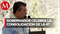 Rutilio Escandón inaugura infraestructura vial y esparcimiento en Totolapa