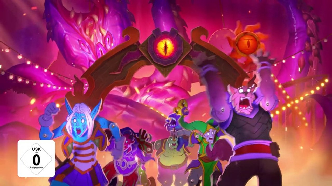 Hearthstone: Der Dunkelmond-Wahnsinn - Cinematic-Trailer mit Disney-Feeling zur neuen Erweiterung