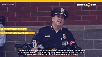 Conferencia de prensa los hermanos Alaina y Chance Wilson, quienes las autoridades creen que fueron secuestrados por su madre biológica