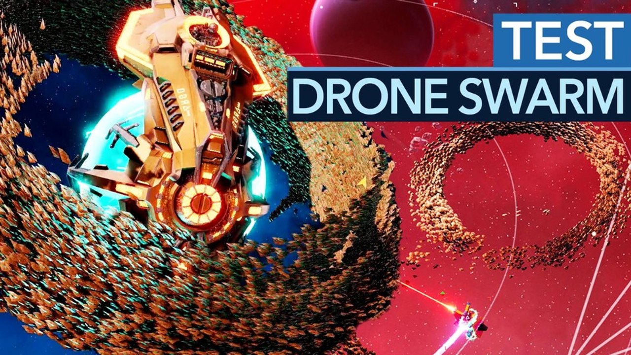 Drone swarm - test-video zum sci-fi-strategiespiel