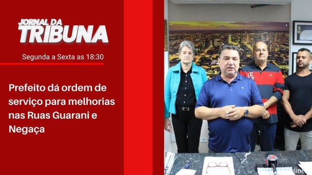 Prefeito dá ordem de serviço para melhorias nas Ruas Guarani e Negaça