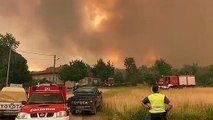 Incêndio devasta florestas de Zamora. Chamas vão em direção a Portugal