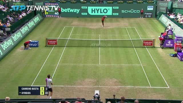 Kyrgios cruises into Halle semis