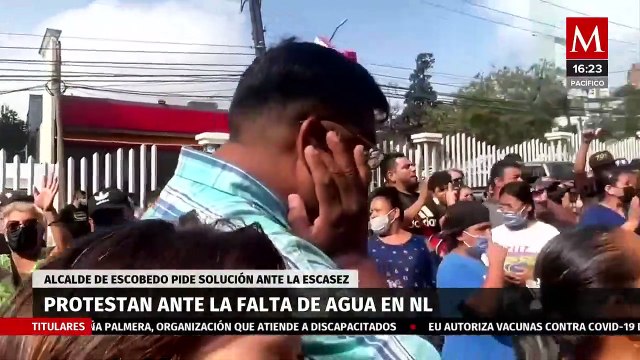 Agua para Escobedo ; alcalde del municipio exige respuesta ante escasez de agua