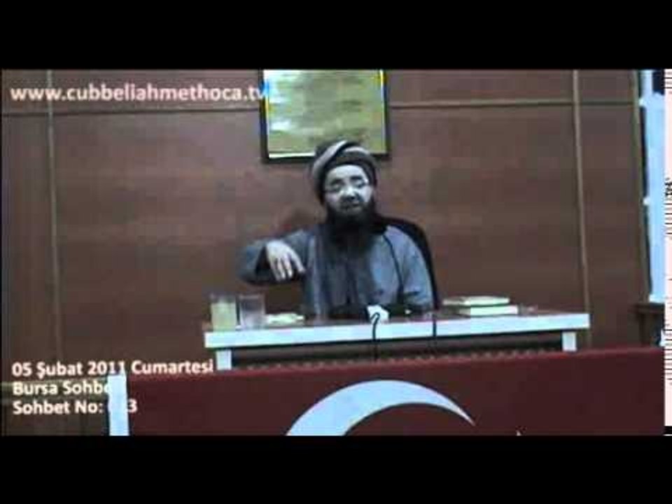 Cübbeli Ahmet Hoca Efendi ile Bursa Sohbetleri 5 Şubat 2011
