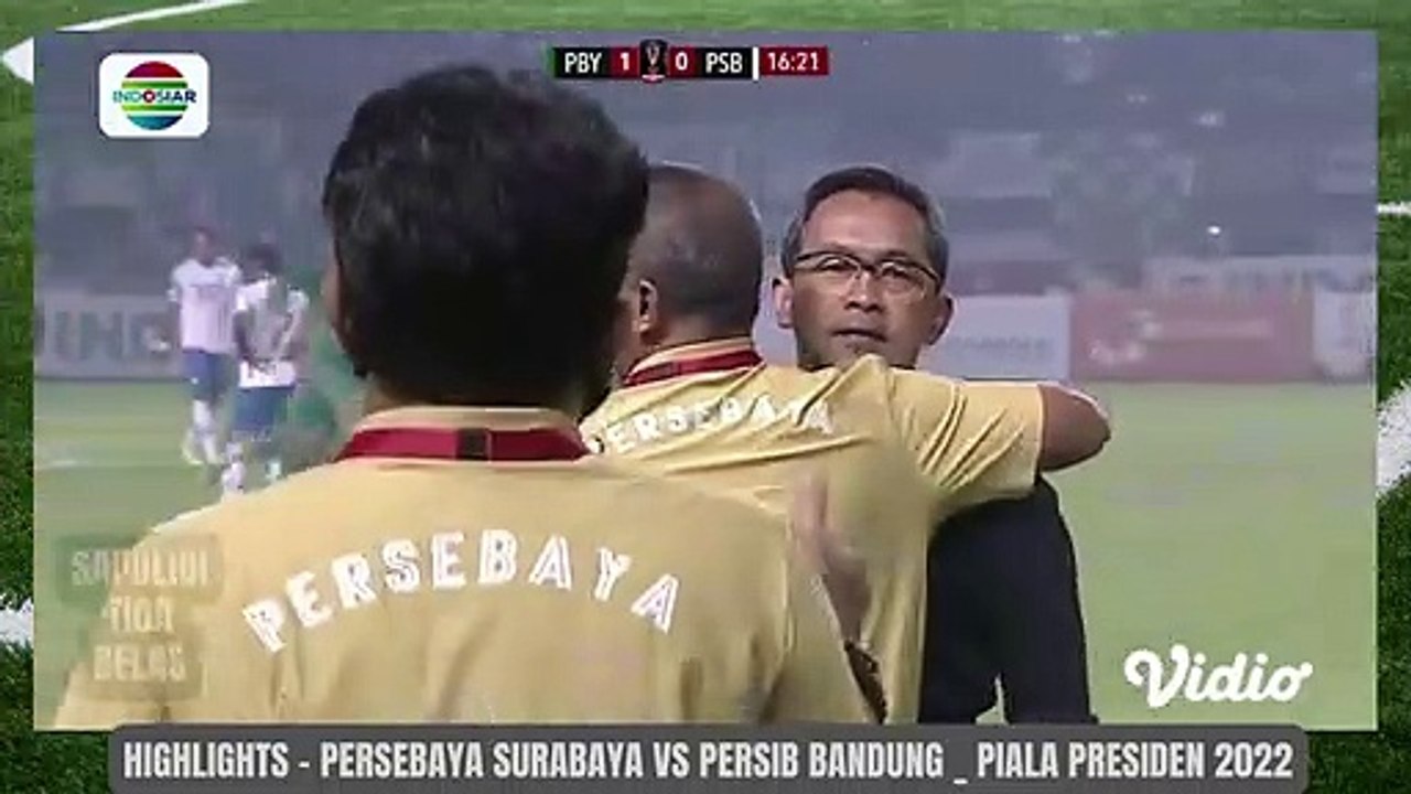 Highlights - Persebaya Surabaya VS Persib Bandung - Piala Presiden 2022