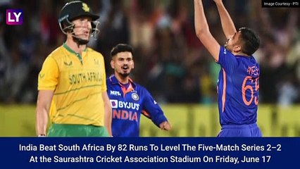 India vs South Africa, 4th T20I 2022 Stat Highlights: Hosts Complete Series Comeback