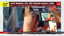 José Manuel del Río Virgen sale de prisión