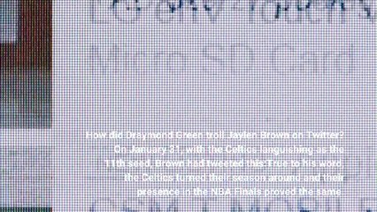 Draymond Green is foul for clowning Jaylen Brown like that! NBA Twitter