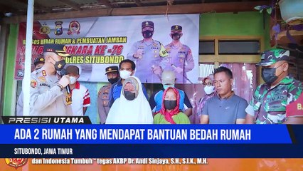 Baksos Hari Bhayangkara, Polres Situbondo Bedah Rumah Warga di Desa Pesisir Besuki