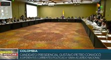 Candidato Gustavo Petro convoca al “Gran Acuerdo Nacional” en Colombia