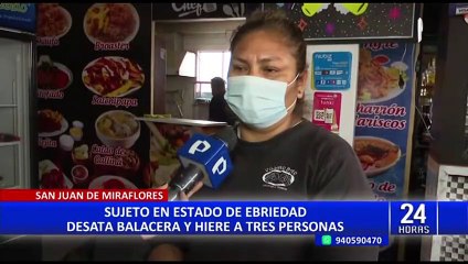 Terror en SJM: sujeto ebrio desata balacera durante fiesta de cumpleaños y deja tres heridos
