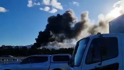 Fire at a Transgrid Substation at Tallawarra | June 18, 2022 | Illawarra Mercury