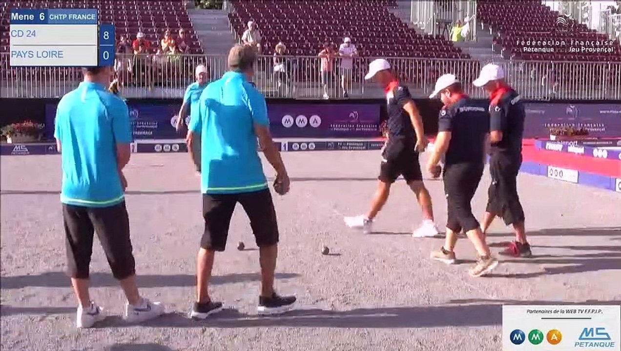 CHPT DE FRANCE TRIP SENIORS - BERGERAC 2022 - POULE CD24 VS PDLOIRE