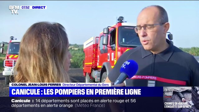 Canicule: les pompiers en première ligne face aux incendies précoces