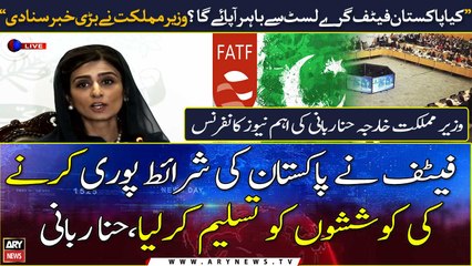 Hopefully Pakistan will get out of FATF's gray list very soon, Hina Rabbani