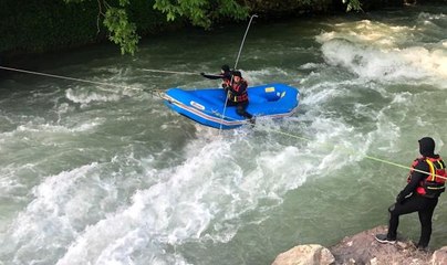 Çayda akıntıya kapılan sağlıkçıyı arama çalışmaları 8. gününde