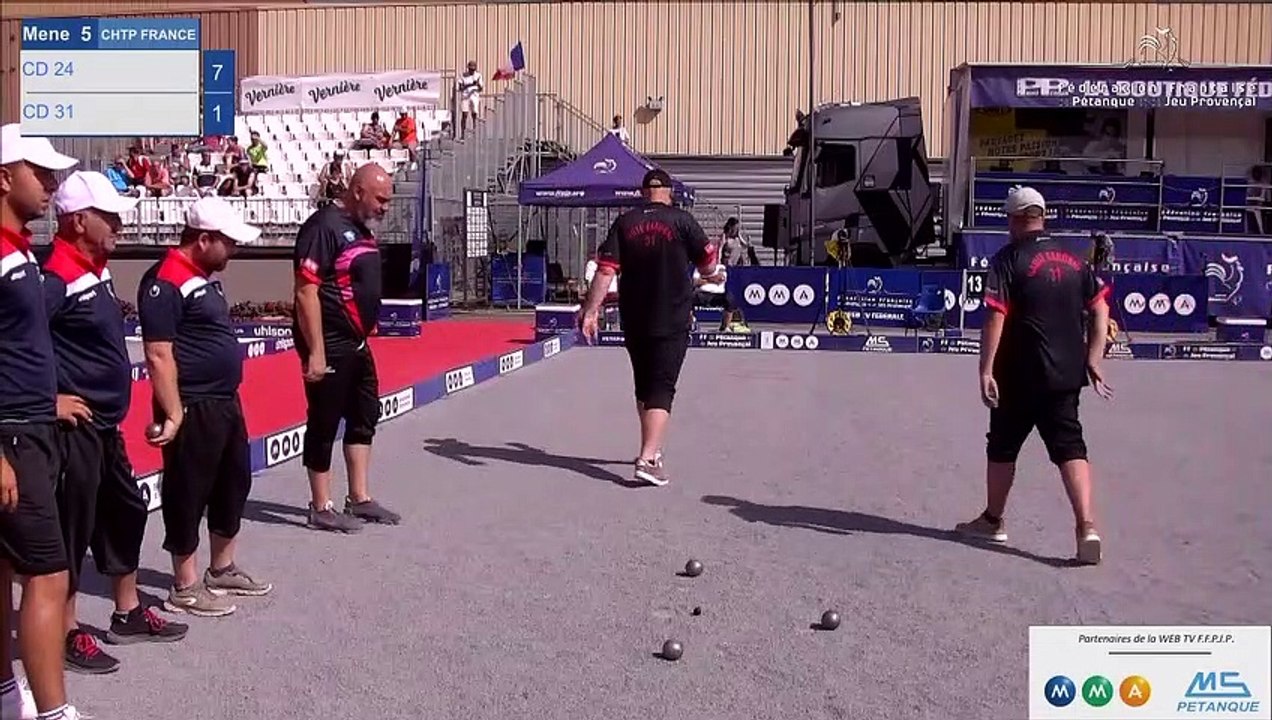 CHPT DE FRANCE TRIP SENIORS - BERGERAC 2022 - POULE CD24 VS CD31