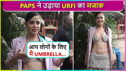Urfi Javed In Her Atrangi Outfit Media People Make Fun Of Her Watch