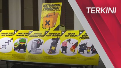 [TERKINI] Bersih sekali lagi lancar kempen ketuanan pengundi