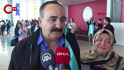 Edirne'de  Afla döndüğü üniversiteden 40 yıl sonra mezun oldu