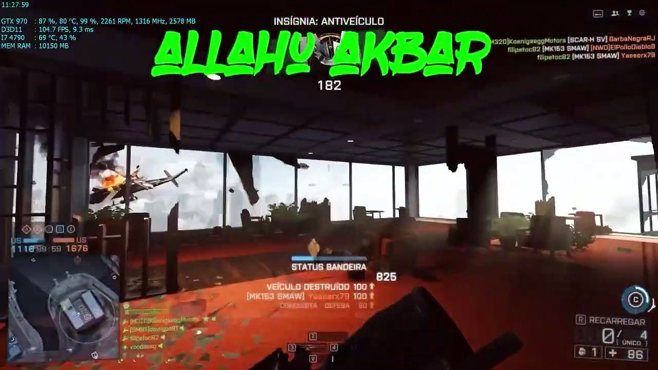 15. BATTLEFIELD 4 (GAMEPLAY) EPISÓDIO 03 - DERRUBEI UM HELI, OLHA NO QUE DEU!