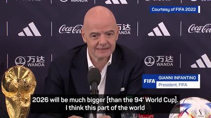 America will be invaded by joy and happiness for 2026 World Cup - Infantino