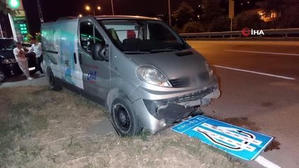 Samsun'da kedi trafik kazasına neden oldu: 2 yaralı