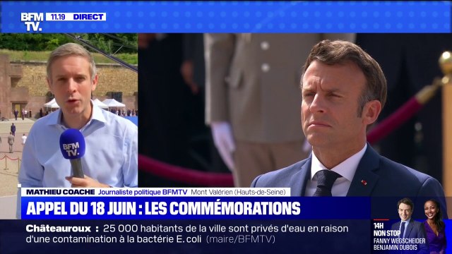 Les commémorations du 18 juin 1940 ont commencé, en présence d'Emmanuel Macron