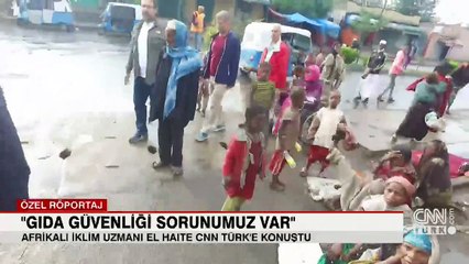 Afrikalı iklim uzmanı: Gıda güvenliği sorunumuz var