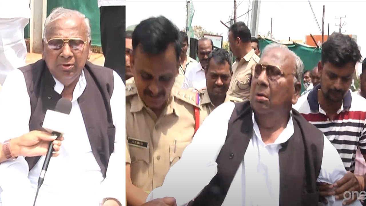 Secunderabad Railway Station ఘటనపై మాట్లాడుతున్న VH ను లాక్కెళ్లిన పోలీసులు *Telangana