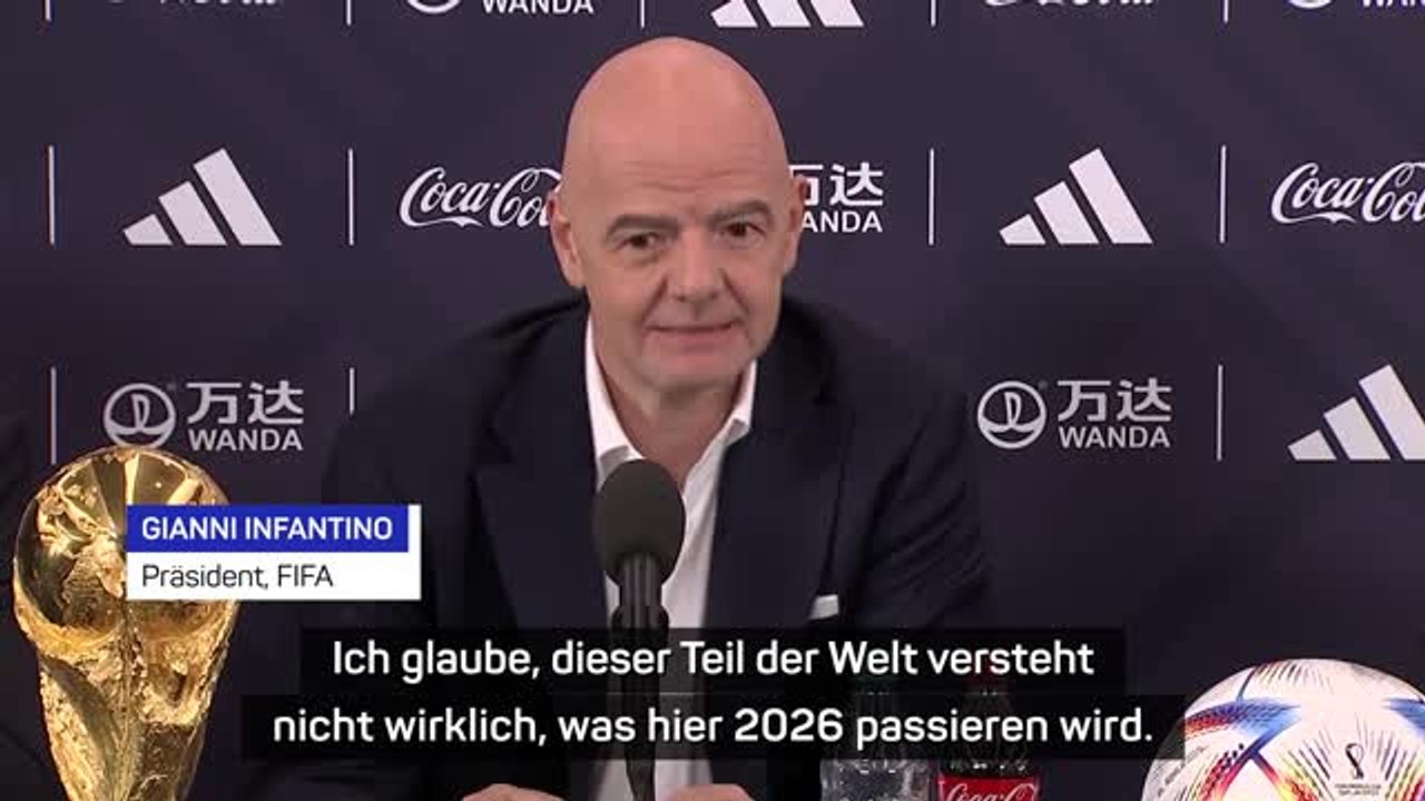 Infantino: amerika weiß nicht, was es 2026 erwartet