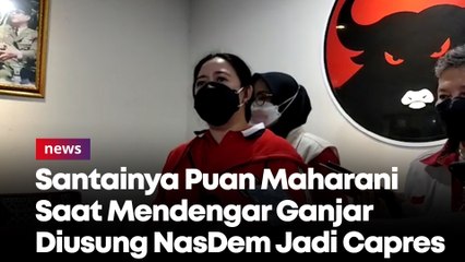 Download Video: Santainya Puan Maharani Saat Mendengar Ganjar Pranowo Diusung NasDem Jadi Capres