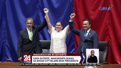 Download Video: Sara Duterte, manunumpa bukas sa Davao City bilang bise presidente | 24 Oras Weekend