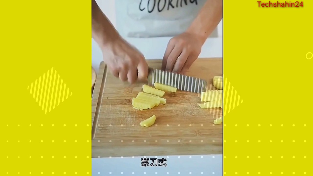 Stainless Steel Potato Cutter Chip Knife Slicer French Fry Maker Tools Techshahin24