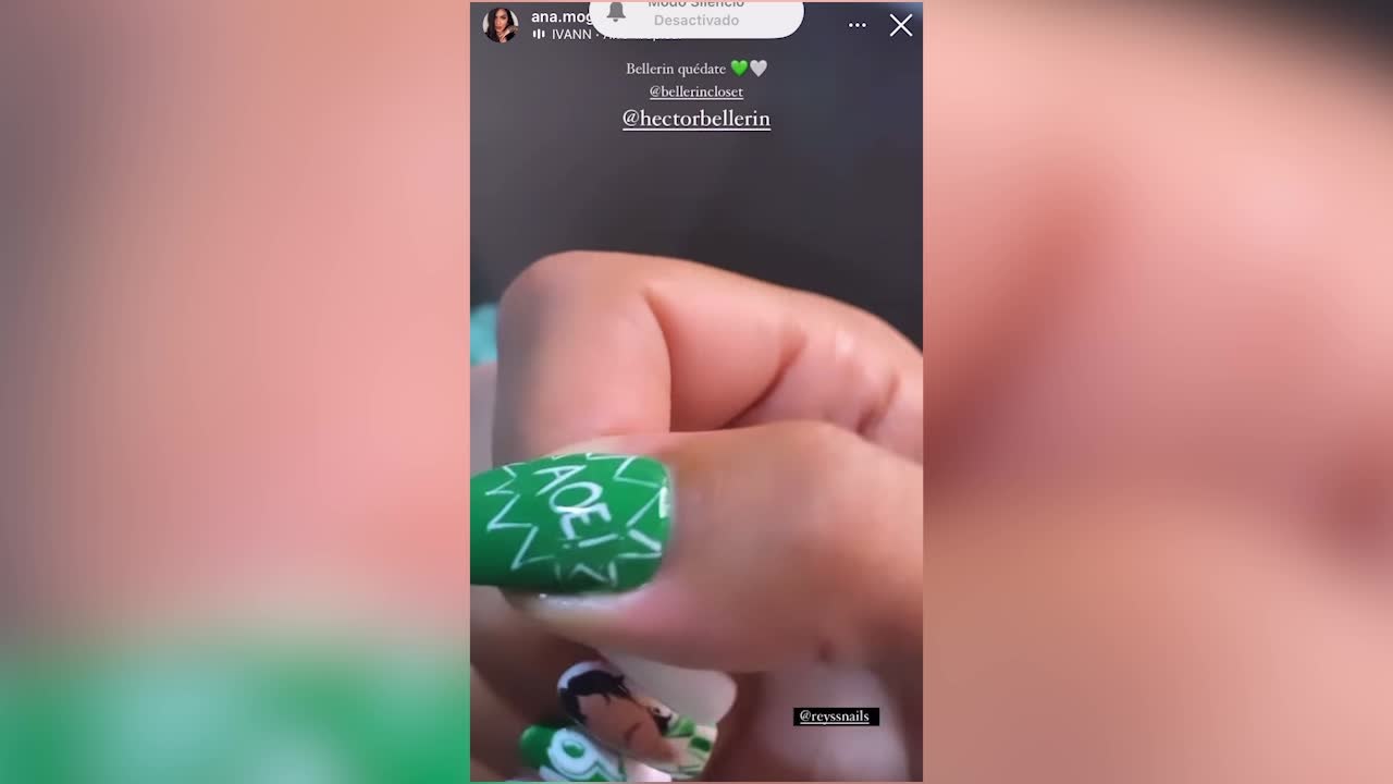 Uñas aficionada Betis