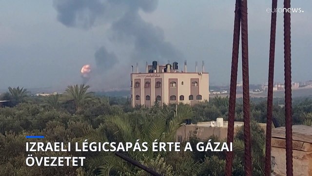 Hamasz-célpontokat támadt a Gázai övezetben az izraeli hadsereg