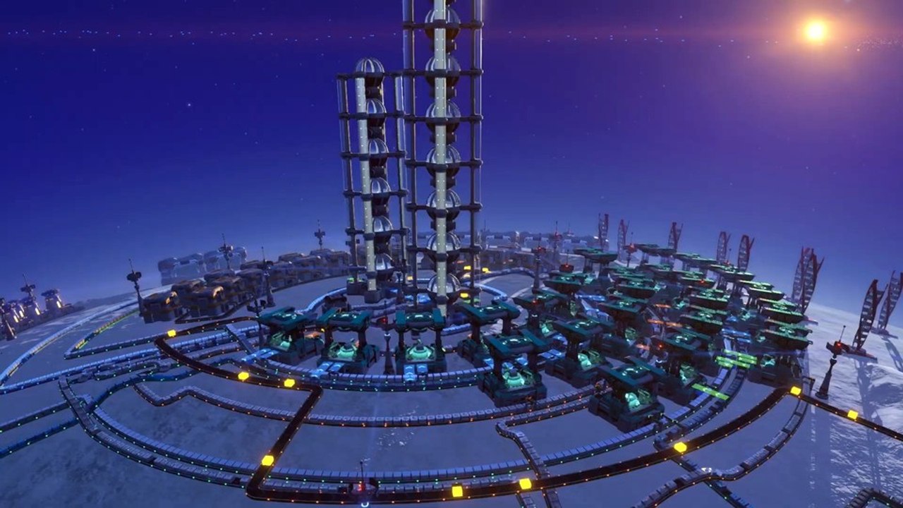 Dyson sphere program  - gameplay aus dem scifi-aufbaustrategie-spiel