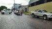 Corsa e S-10 se envolvem em colisão na Rua Ponta Grossa no Bairro São Cristóvão